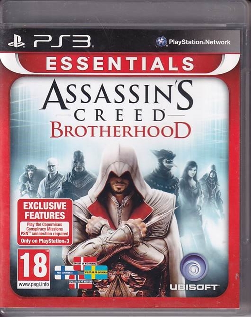 Assassins Creed Brotherhood - Nordic Version - PS3 Essentials (B Grade) (Genbrug)